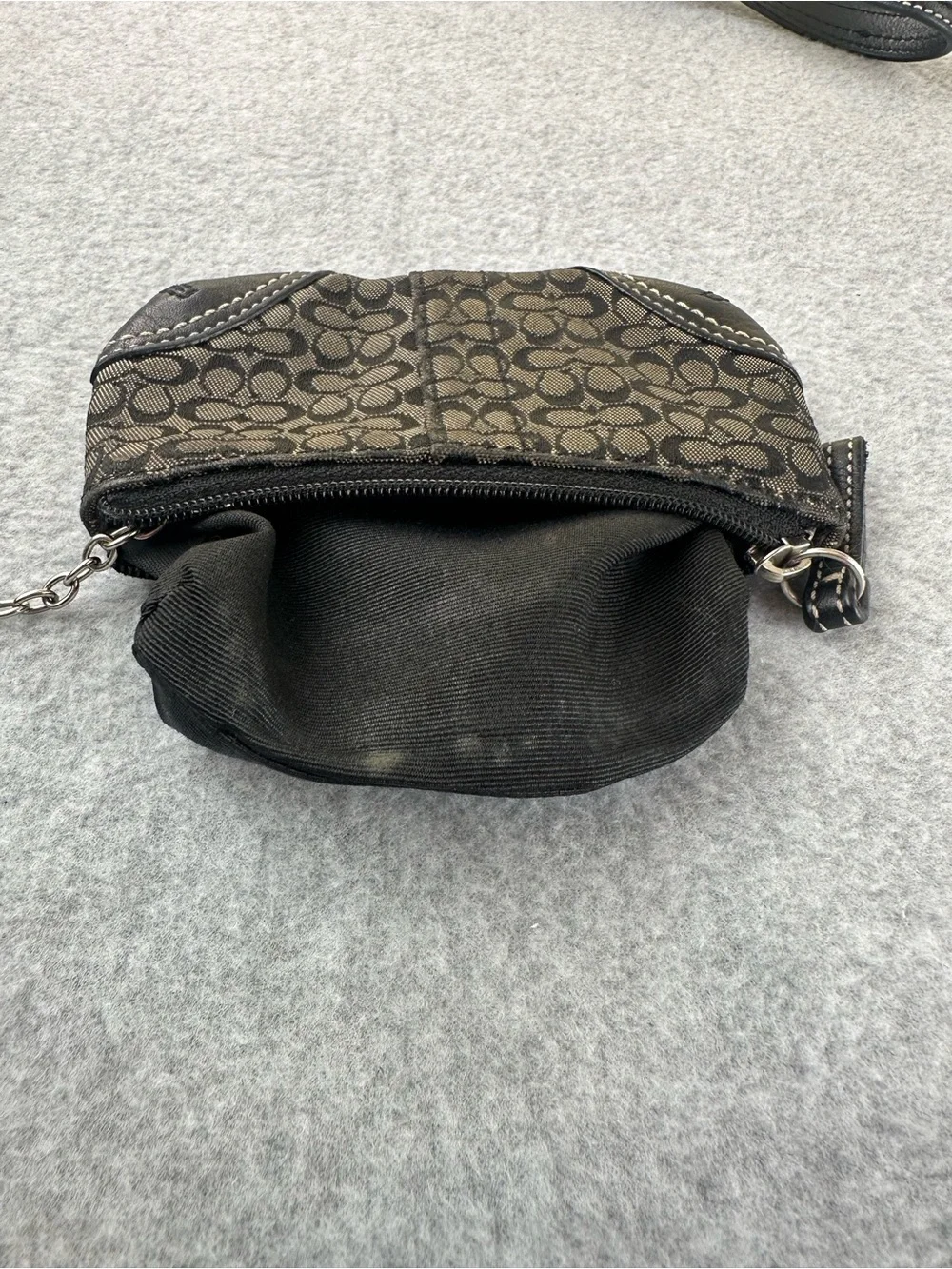 Y2K Coach Soho Signature Swingpack Crossbody Bag & Coin Purse Small C Monogram